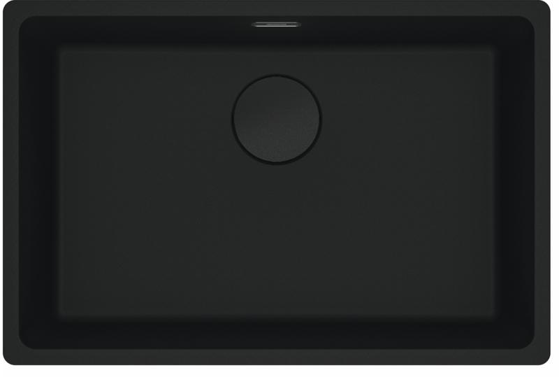 Franke Maris MRG 210 / 110-62 Fragranite black edition matte black sink flush-mount