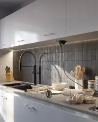 Indux Flip Medium earthed kitchen socket for worktop or wall unit matt black with 3 outlets 1208957433