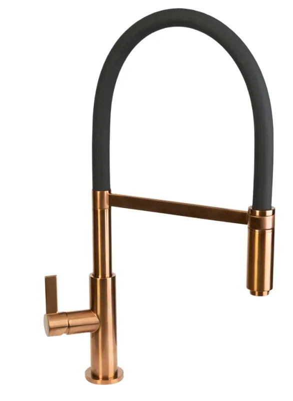 Ausmann Lavea copper kitchen tap PVD copper with rotatable and flexible spout 1208957435