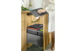 Garbi Basket B-60-2 waste sorting system for drawer 60cm incl. holder and 2 waste bins 1208957474