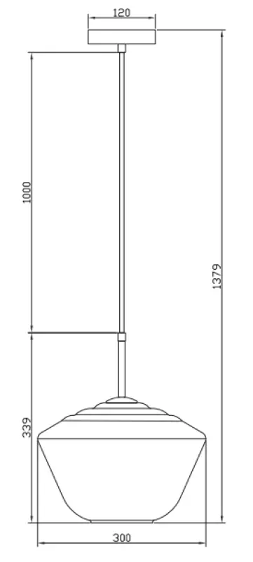 Decor Lime 339 mm high modern amber pendant light 7924