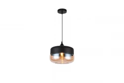 Decor Lender modern metal and glass pendant lamp 250 mm width 8433