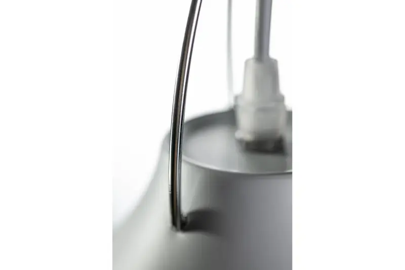 Decor Orient tapered metal pendant lamp white 4451