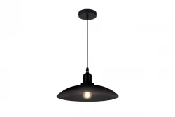 Decor Horizon matt black industrial pendant lamp 4512