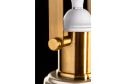 Decor Zenit pendant lamp with grey metal dome and metallic finish 4895