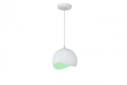 Decor Mavia spherical white and green pendant lamp 4987