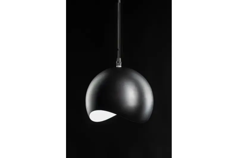 Decor Mavia spherical black pendant lamp 0931