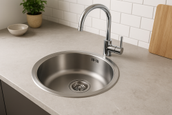 Franke Rondo ROX 210.38 round stainless steel sink 43,9cm flush-mount 127.0688.778