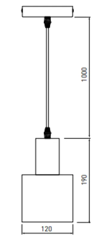 Decor Selvia pendant lamp copper with brass finish diameter 12 cm 3208