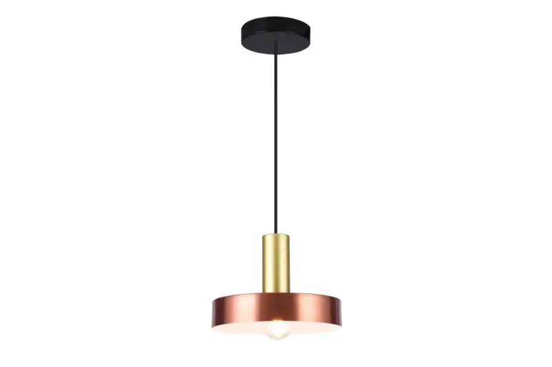 Decor Selvia pendant lamp copper with brass finish diameter 20 cm 3222