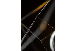 Decor Rosa geometric black pendant lamp composed of 2 black cubes 3437