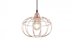 Decor Viela wire copper spherical pendant lamp, diameter 27.5 cm 7047