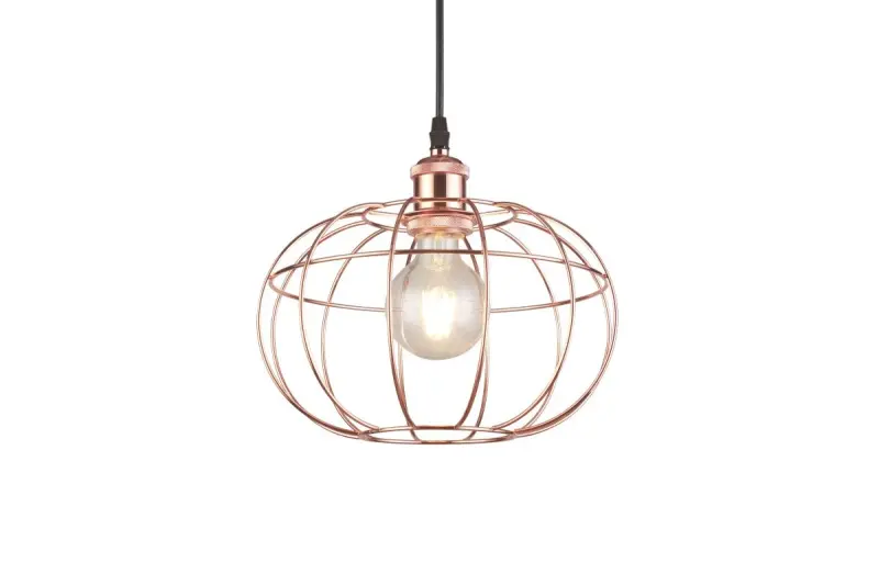 Decor Viela wire copper spherical pendant lamp, diameter 27.5 cm 7047