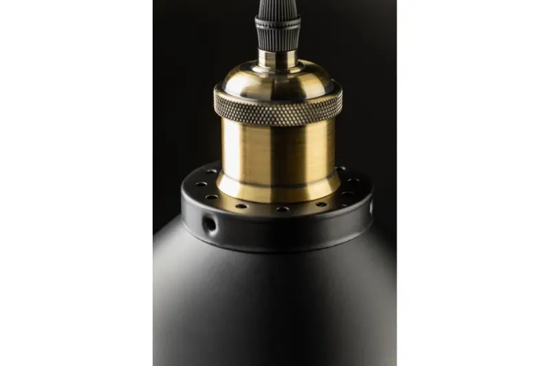 Decor Mani black gold metal pendant lamp diameter 30 cm 4076