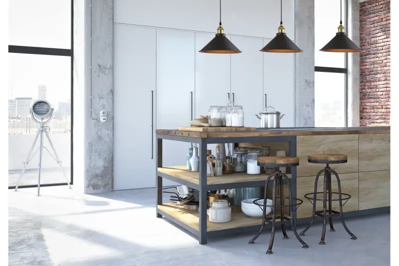 Decor Mani black gold metal pendant lamp diameter 30 cm 4076