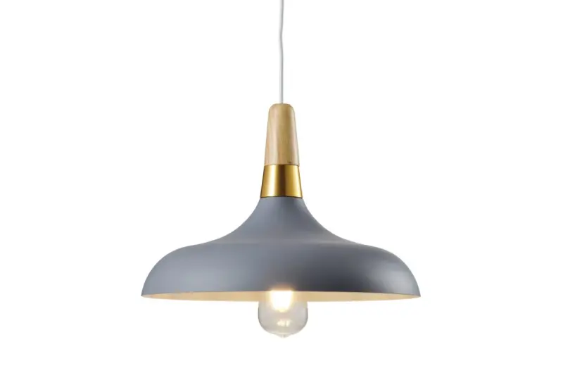 Decor Skandi modern grey pendant lamp diameter 35 cm 7368