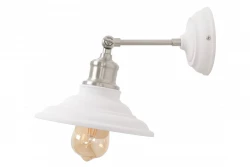 Decor Loret adjustable wall lamp white, 20 cm diameter 7871