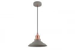 Decor Loret timeless grey pendant lamp 20.5 cm diameter 8854