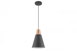 Decor Gianni stylish black copper pendant lamp 22 cm diameter 9974