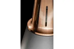 Decor Gianni stylish grey copper pendant lamp 22 cm diameter 8051