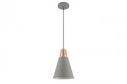 Decor Gianni stylish grey copper pendant lamp 22 cm diameter 8051