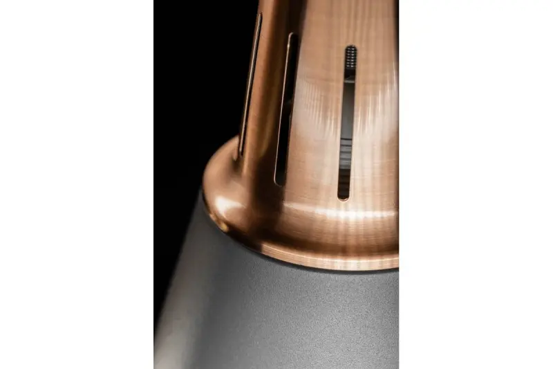 Decor Gianni stylish grey copper pendant lamp 22 cm diameter 8051