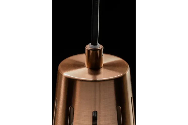 Decor Gianni stylish grey copper pendant lamp 22 cm diameter 8051