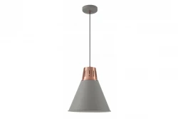 Decor Gianni stylish grey copper pendant lamp 32 cm diameter 8167