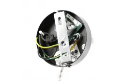 Decor Etore black wall lamp with metal arm 11 cm diameter 1860