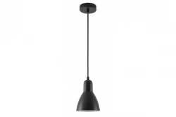 Decor Etore black pendant lamp with black cable 2072