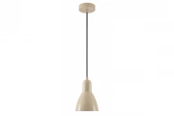 Decor Etore beige pendant lamp with black cable 2089