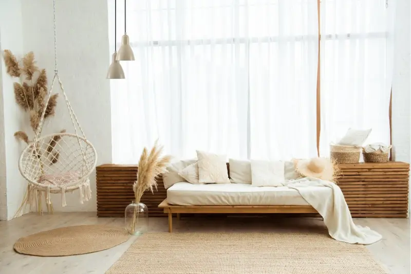 Decor Etore beige pendant lamp with black cable 2089