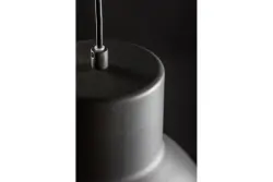 Decor Dante black matt pendant light with white interior diameter 27.5 cm 2119