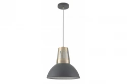 Decor Artemia anthracite pendant lamp with industrial look 34.5 cm diameter 2324