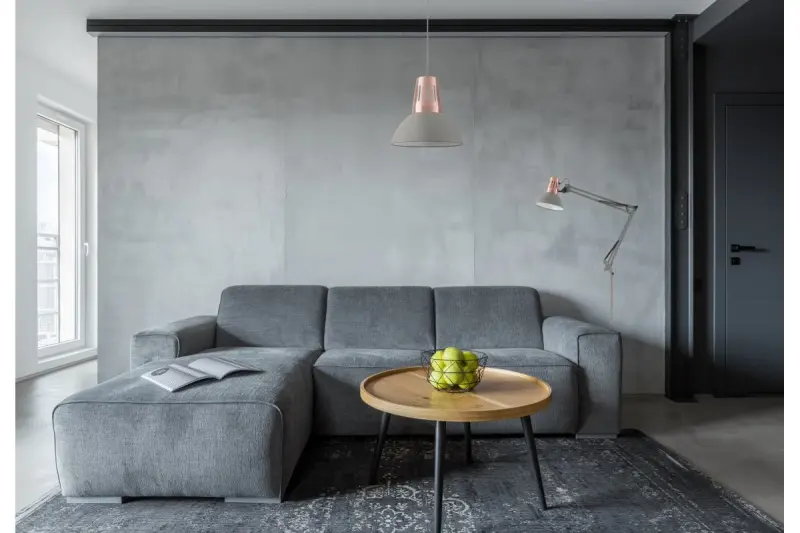 Decor Artemia grey pendant lamp with industrial look 34.5 cm diameter 2447