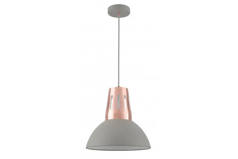 Decor Artemia grey pendant lamp with industrial look 34.5 cm diameter 2447
