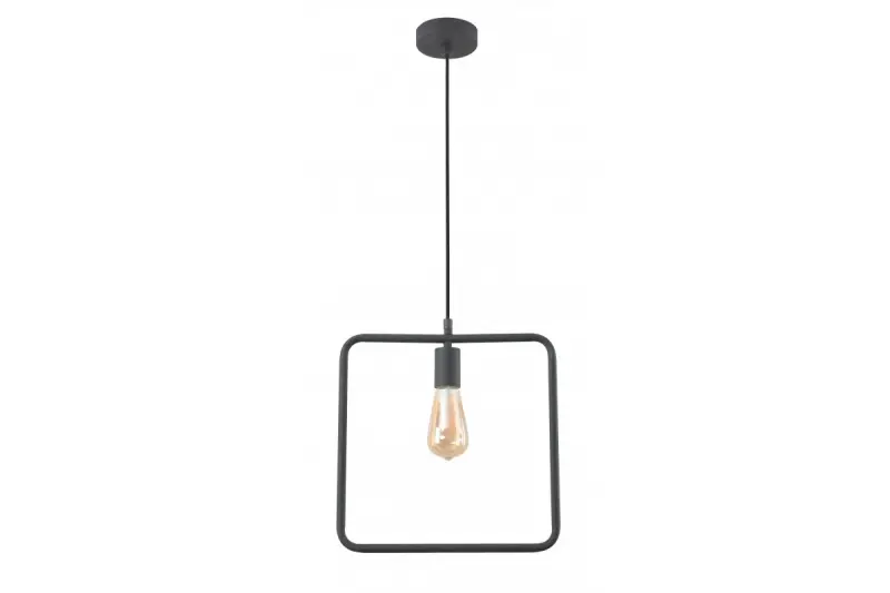 Decor Lija black single pendant lamp square 2614