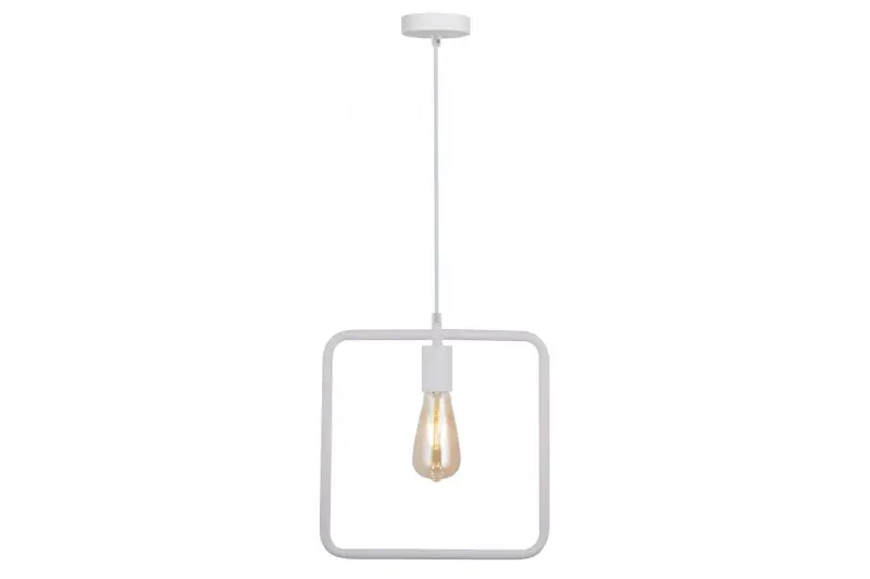 Decor Lija white single pendant lamp square 2690