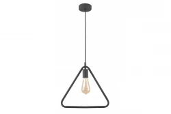 Decor Gija black single triangular pendant lamp 2621