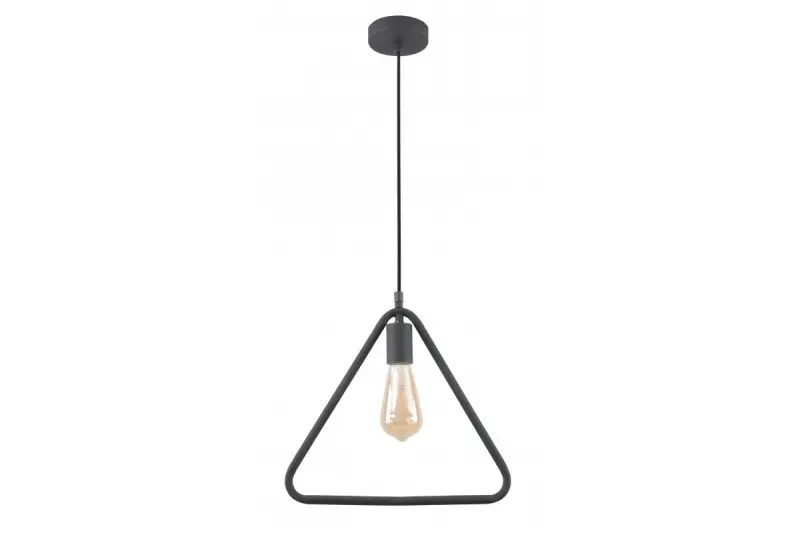 Decor Gija black single triangular pendant lamp 2621