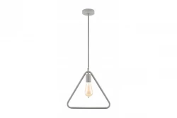 Decor Gija grey single triangular pendant lamp 2751
