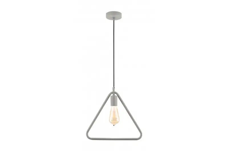 Decor Gija grey single triangular pendant lamp 2751