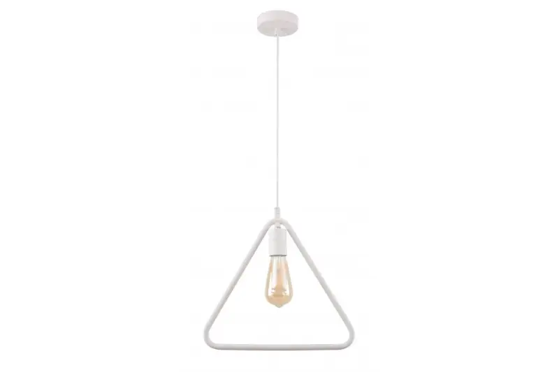 Decor Gija white single triangular pendant lamp 2812
