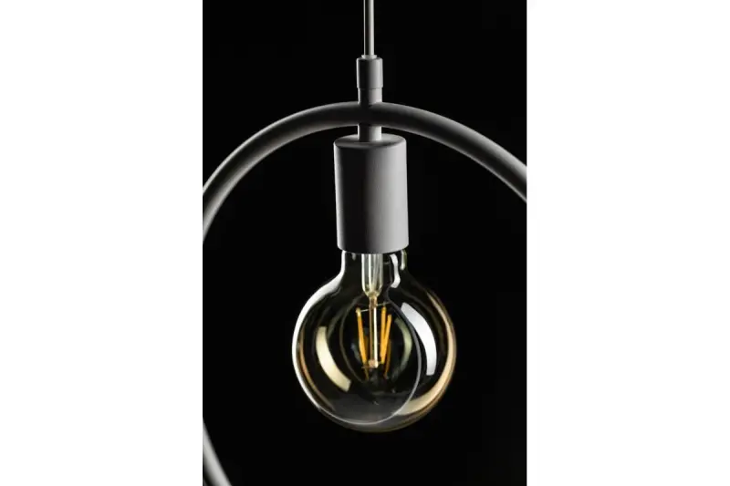 Decor Fija grey round single pendant lamp 2935