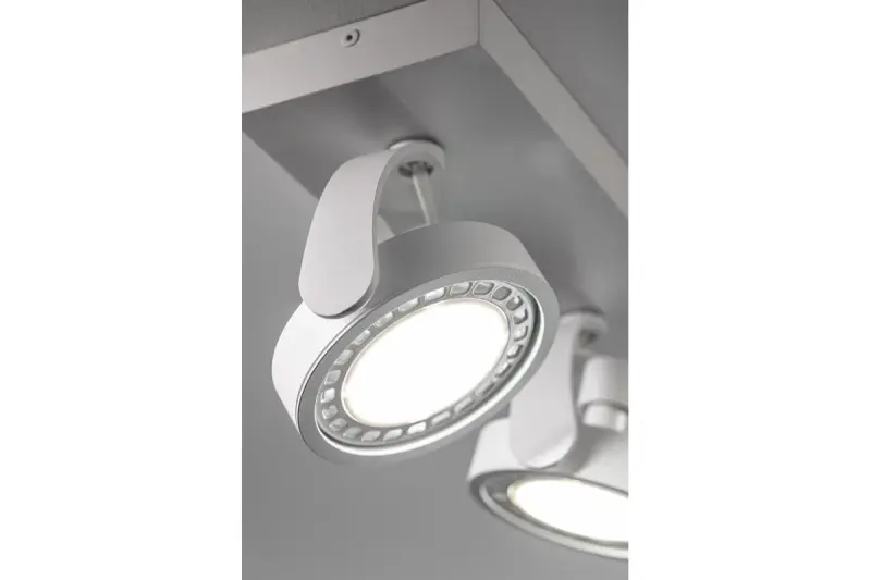 Decor Wally ceiling lamp or wall lamp with adjustable head, white, 2 bulbs 4373