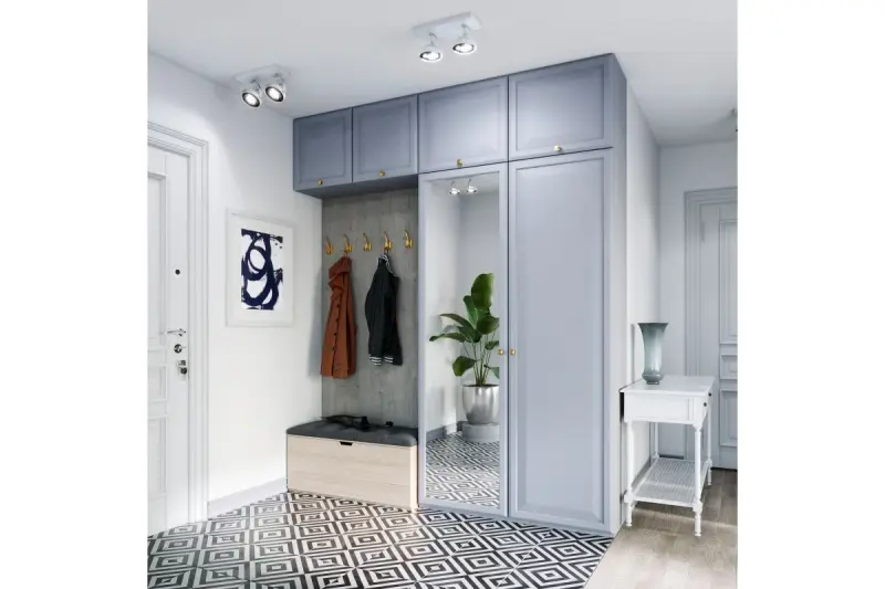 Decor Wally ceiling lamp or wall lamp with adjustable head, white, 2 bulbs 4373