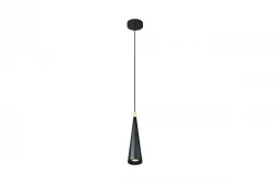 Decor Evi conical black aluminum pendant lamp 4410