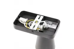 Decor Elli modern black wall lamp with switch and 1 light source 4533