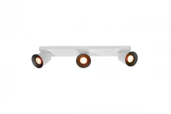 Decor Elli modern white ceiling lamp with 3 light sources 4502