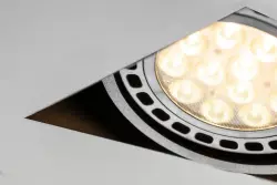 Decor Milo black frameless downlight ceiling lamp with 2 bulbs 4755